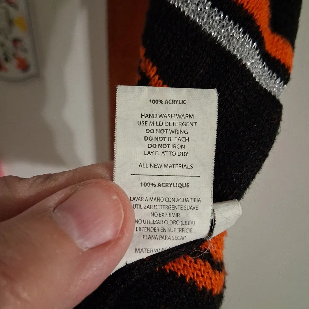Cincinnati Bengals NFL Football‎ Winter Scarf EUC Excellent Condition